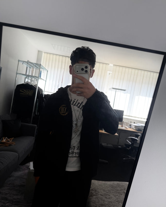 THIRTEEN JAPAN "MIDNIGHT XIII" ZIP HOODIE (S-M)