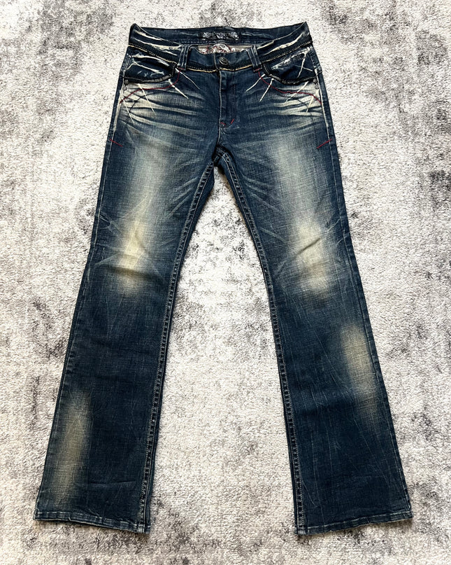 RED PEPPER SKULL &amp; SKITCHES DENIM
