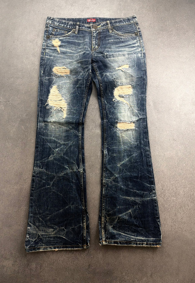 MARAXIA "FRACTURED INDIGO" DENIM (M)
