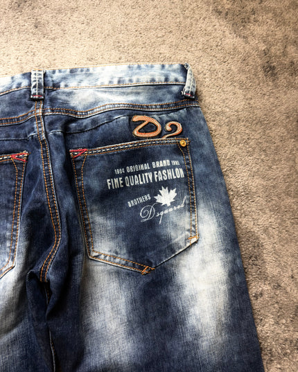 DSQUARED "SHADOW WHISKER" DENIM