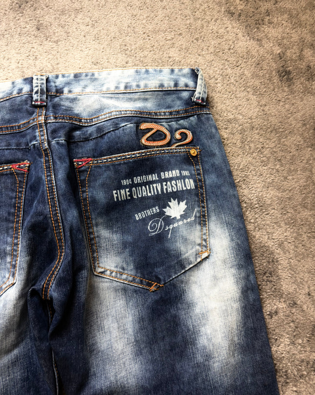 DSQUARED "SHADOW WHISKER" DENIM