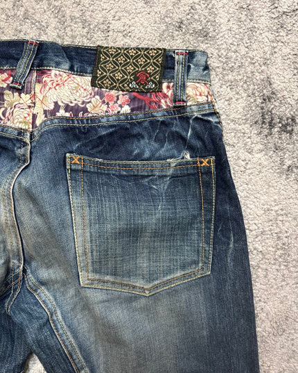 ETERNAL "KIKU FLOWER" DENIM