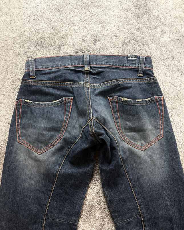 BLUE WAY "FADED INDIGO LINE" DENIM (M)