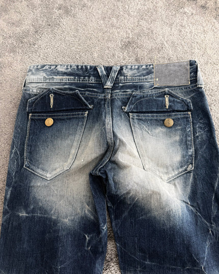 VANQUISH "DESTROYED INDIGO" DENIM (S)