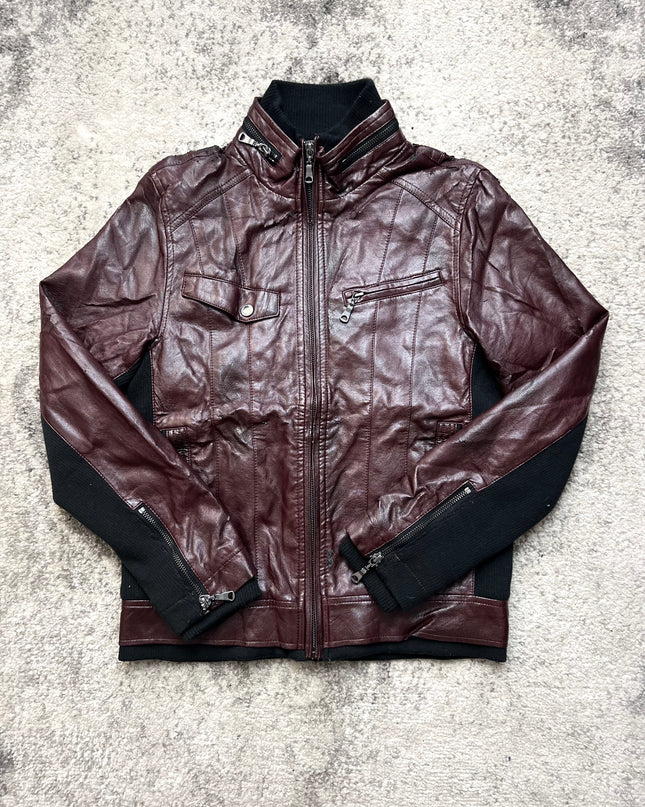 SEMANTIC DESIGN LEATHER JACKET