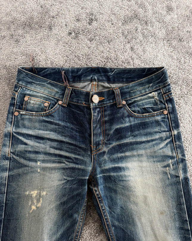 NUMBER ZERO "SUNFADE DAMAGE" DENIM (M-L)