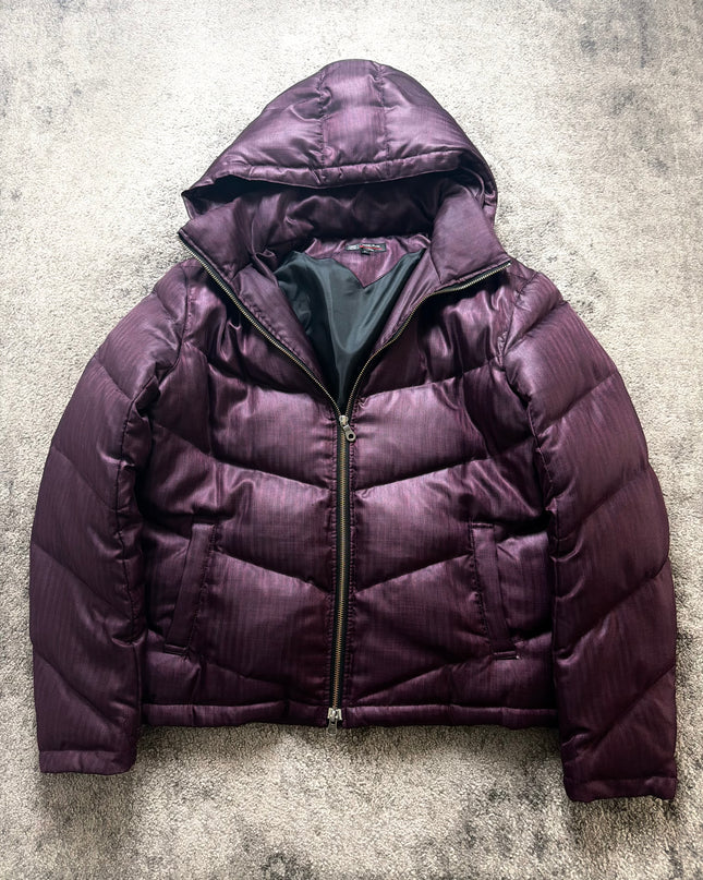 MICHEL KLEIN "PLUM SILENCE" PUFFER