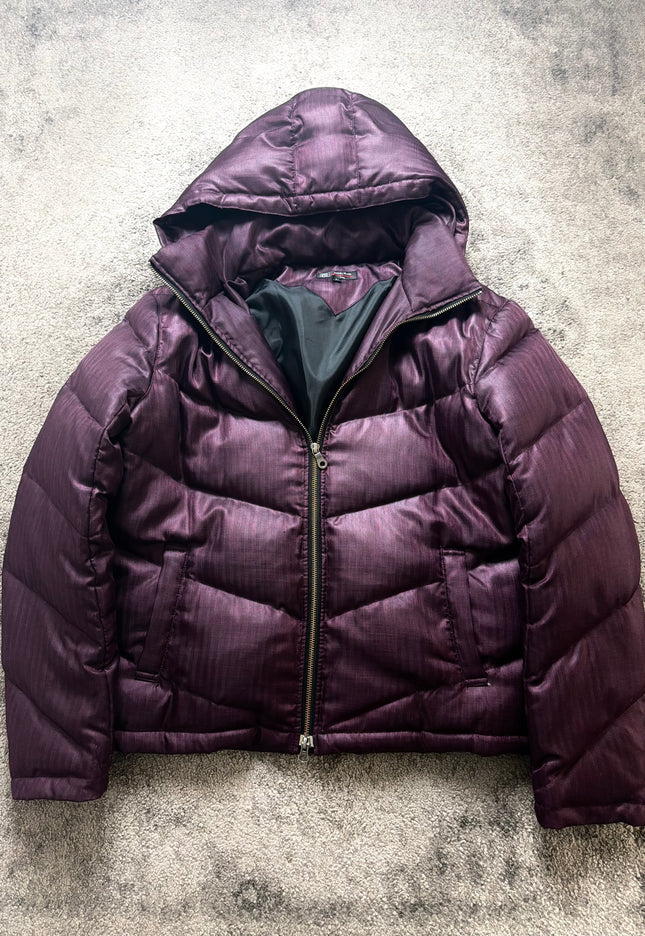 MICHEL KLEIN "PLUM SILENCE" PUFFER