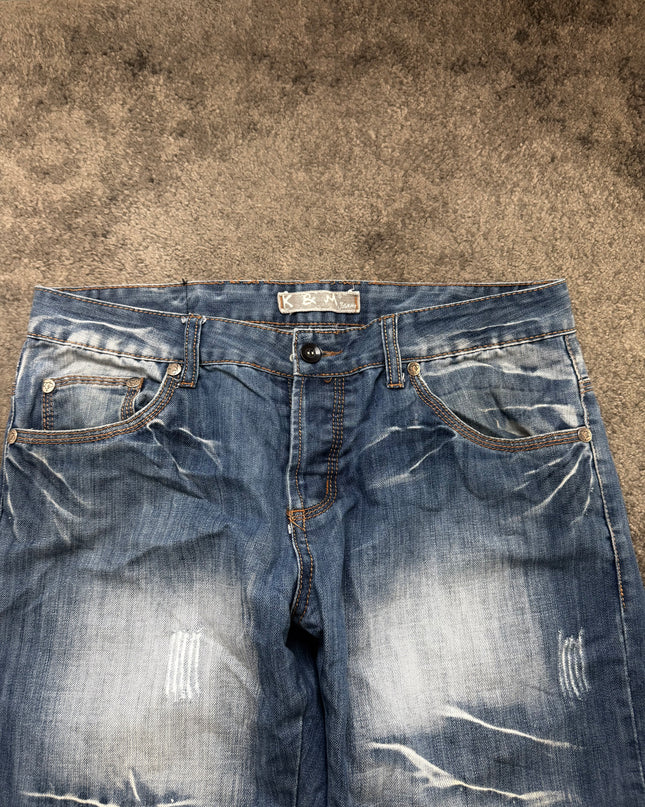 KOSMO LUPO "CRACKED LIGHT" DENIM