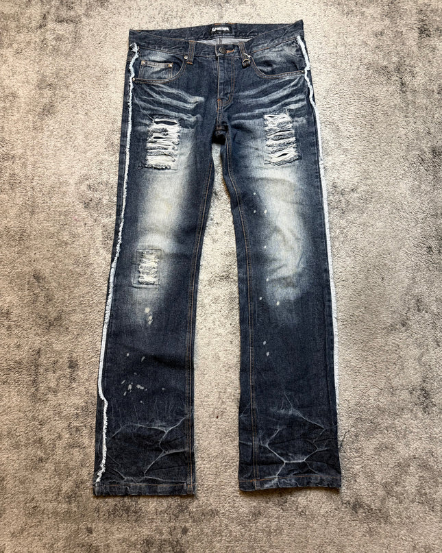 LOWBOX "DESTROYED GHOSTLINE" DENIM
