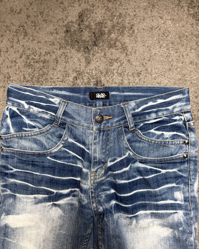 GLAD NEWS "STATIC WAVES" DENIM