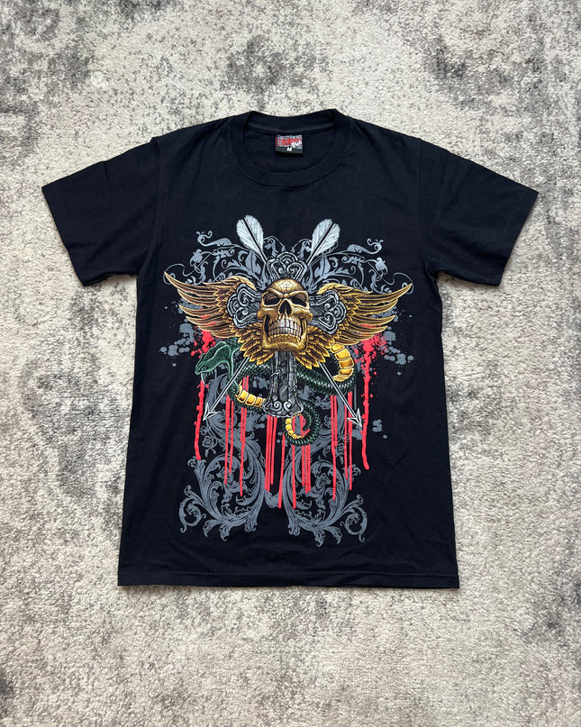 THUNDER PLUS BLADE AND SKULL TEE