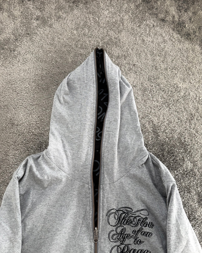 OUTSIDER "SHADOW MINIMAL" ZIP HOODIE (M)