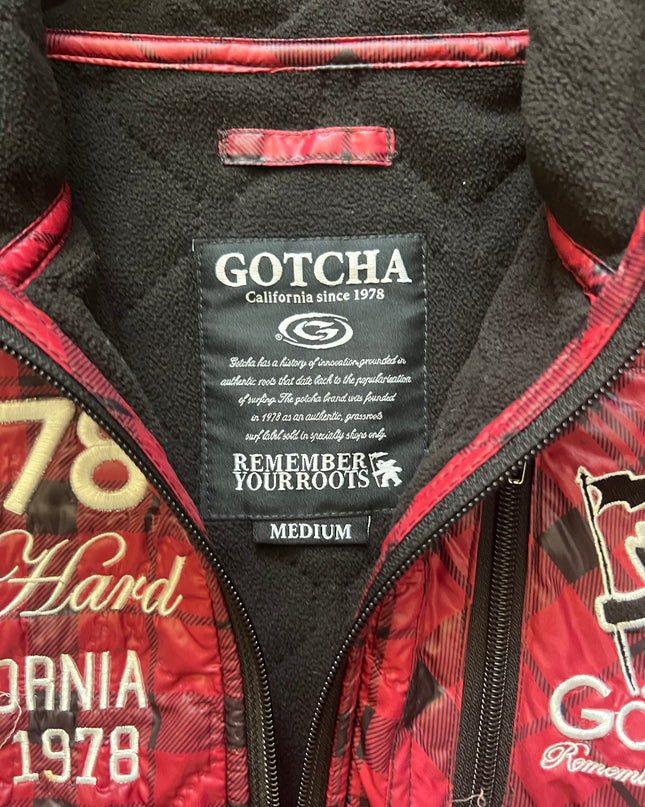 GOTCHA RED BLACK JACKET