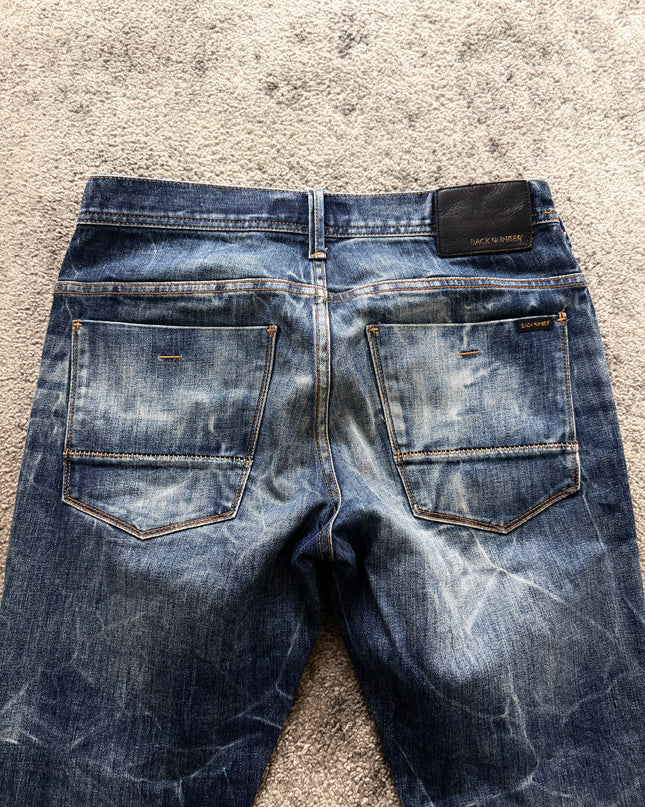 BACKNUMBER "CRACKED FADE" DENIM (S)