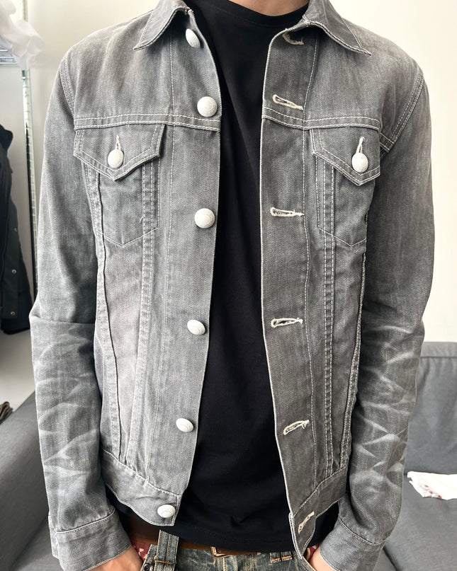 VANQUISH "TOKYO GREYSCALE" DENIM JACKET