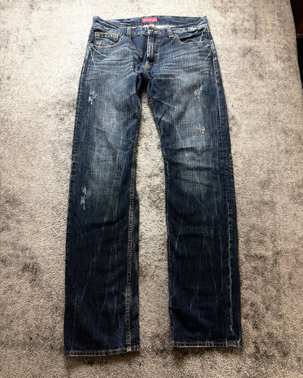 ANTI-LABEL "DISTRESSED" DENIM