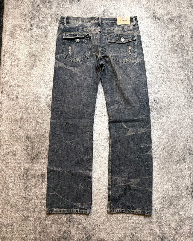 BACK & FORTH "SHATTERED INDIGO" DENIM