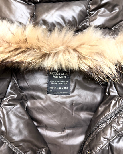 NICOLE CLUB "NOIR MEMORY" PUFFER