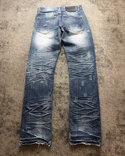 DIVINE "WRINKLE DISTRESS" DENIM (S)