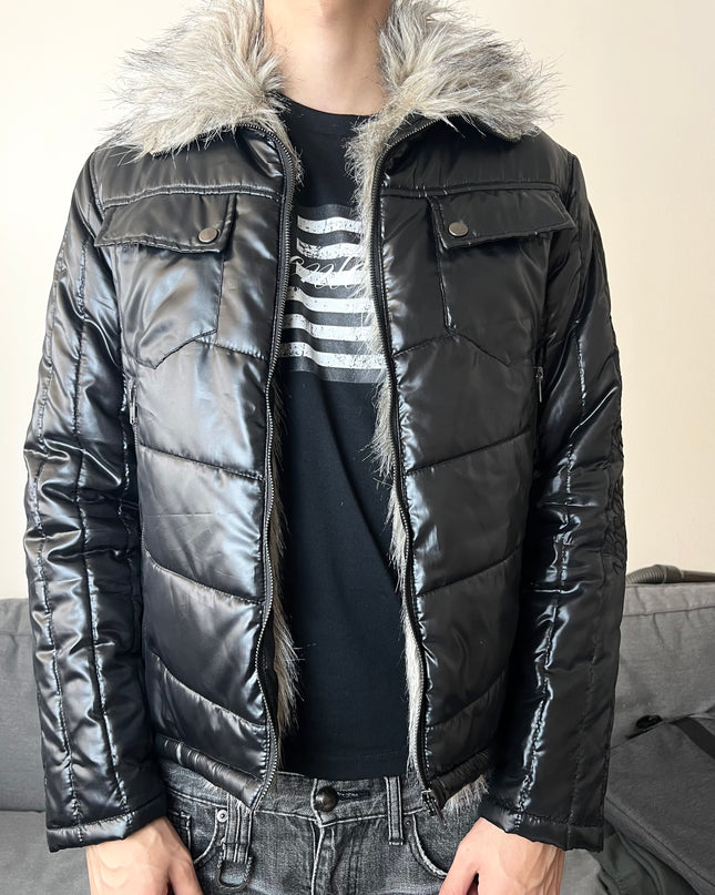 CRAFT WORKS "NOIR WOLF" FUR PUFFER