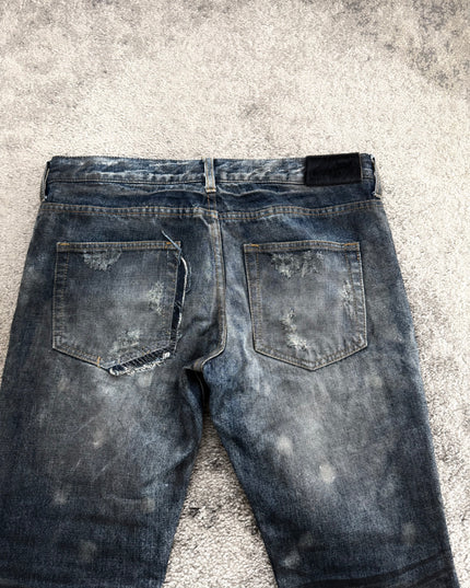 JACKROSE "DESTROYED BLACK FADE" DENIM (S)