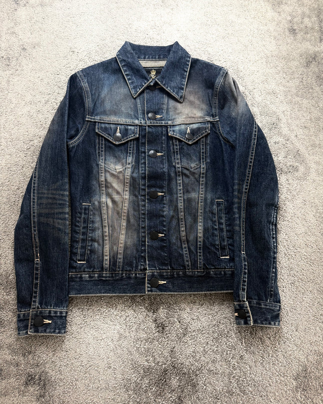 MURDER LICENSE "SHADOW FADE" DENIM JACKET (S-M)