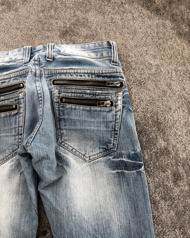 ROOT THREE "BLEACHED MIRAGE" DENIM (S-M)