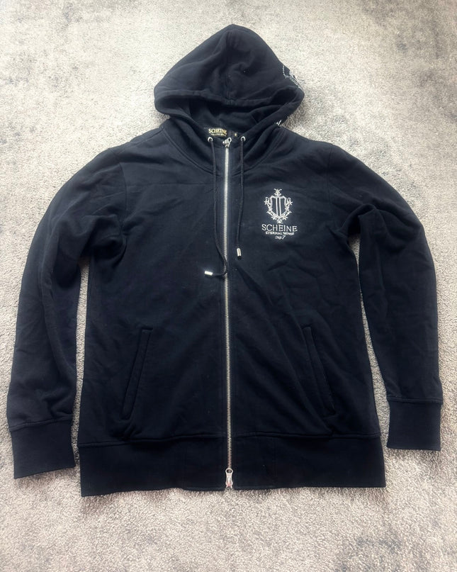 SCHEINE "CREST" ZIP HOODIE (M)