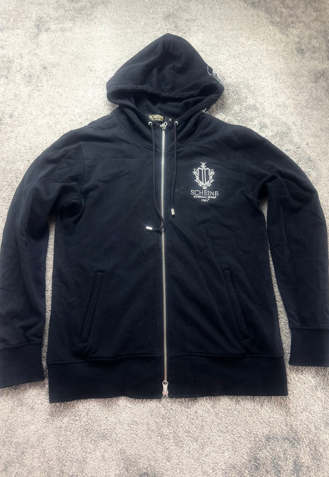 SCHEINE "CREST" ZIP HOODIE (M)