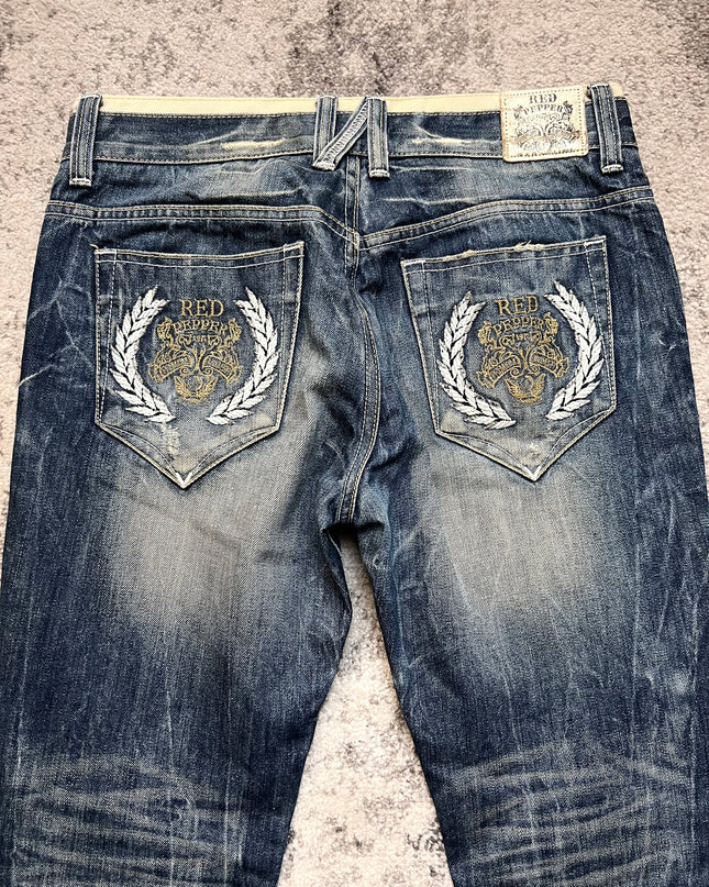 RED PEPPER VICTORY CREST DENIM