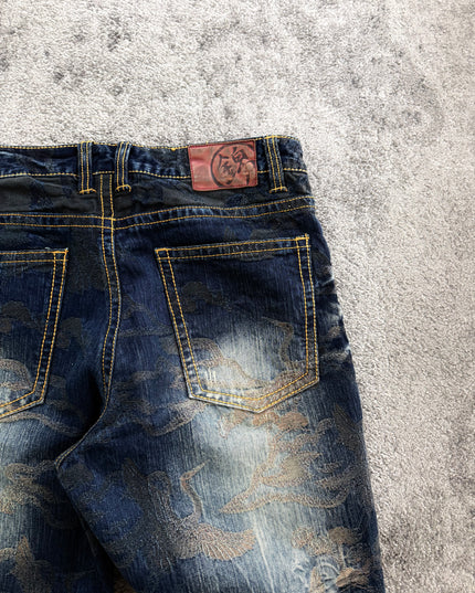 ETERNAL "WASHED INDIGO DAMAGE" DENIM (M)