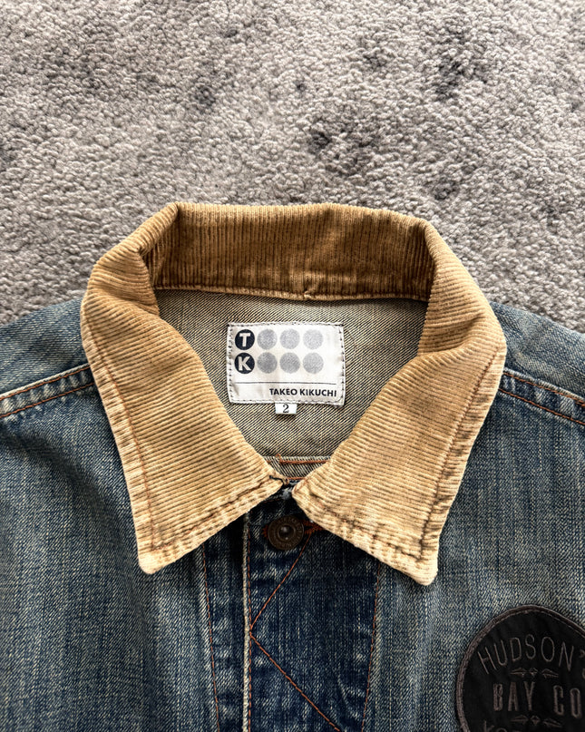TAKEO KIKUCHI "HUDSON WORKER" DENIM JACKET (S-M)