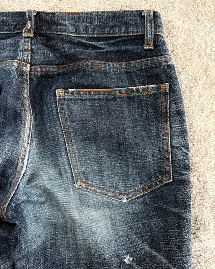 LOUNGE LIZARD "FADED SHADOW SLIM" DENIM