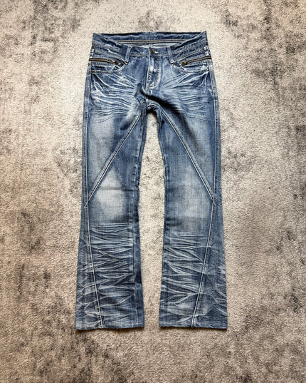 MICHEL KLEIN "FRAGMENTED MEMORY" DENIM