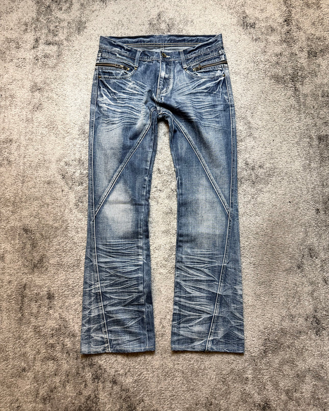 MICHEL KLEIN "FRAGMENTED MEMORY" DENIM
