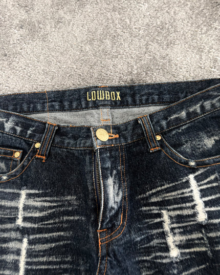 LOWBOX "SCRATCH FLARE" DENIM (M)