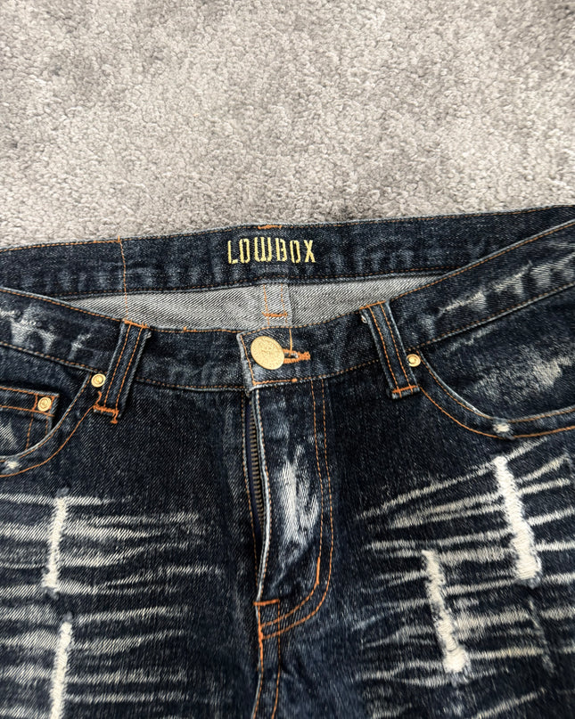 LOWBOX "SCRATCH FLARE" DENIM (M)