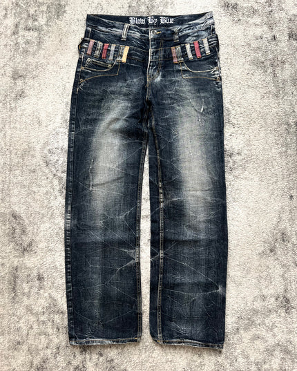BLOW BY BLUE "COLOR TABS REBELLION" DENIM