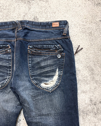 NICOLE CLUB "NIGHTFRAME UTILITY" DENIM