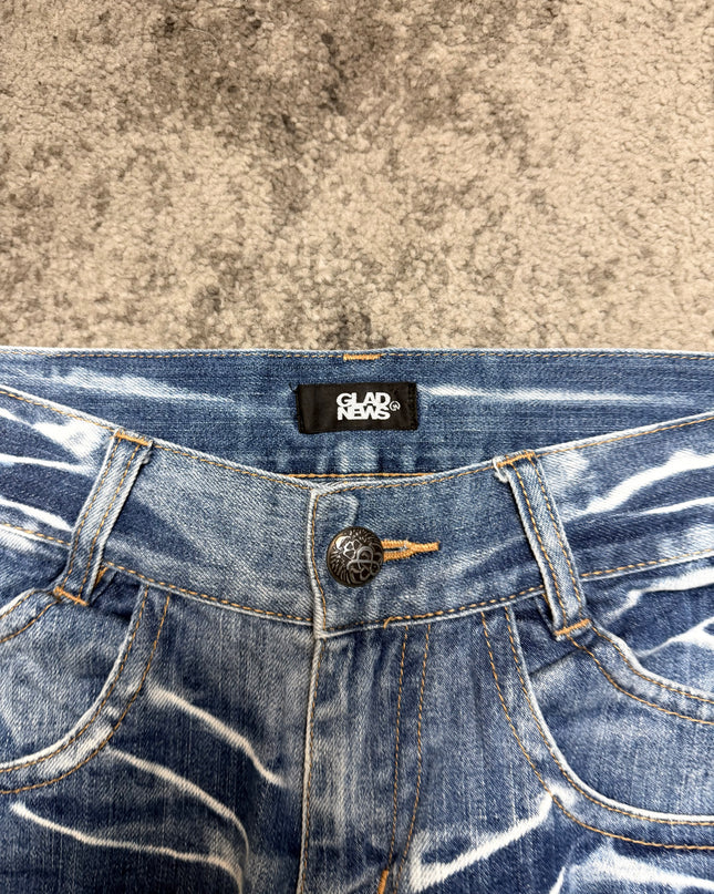 GLAD NEWS "STATIC WAVES" DENIM
