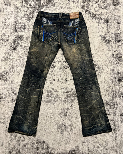 Sky Bomber Japanese Flared Denim