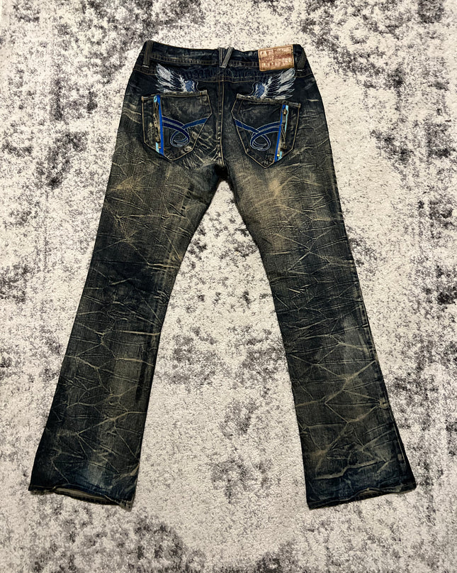Sky Bomber Japanese Flared Denim