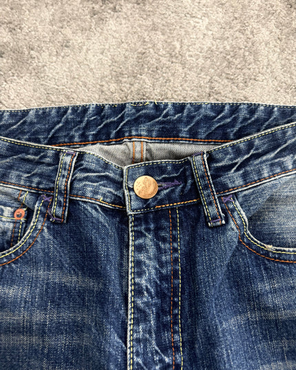 TAKEO KIKUCHI "PAINTED CANVAS" DENIM (S-M)