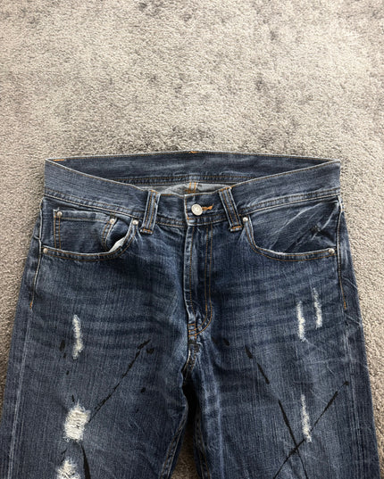 HEISEI "DESTROYED INK" DENIM (S-M)