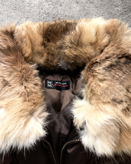 MICHEL KLEIN "FUR-TRIM" PUFFER