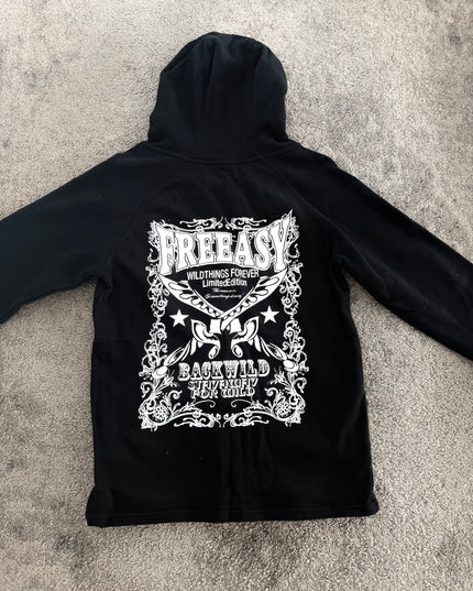 JACKROSE "TERMINAL ROSE" ZIP HOODIE (S-M)