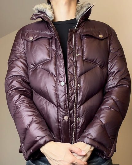 MONSIEUR NICOLE "CRIMSON WINTER" PUFFER
