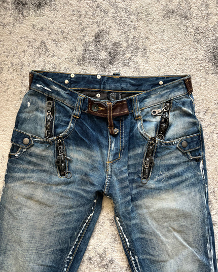 SEMANTIC DESIGN ZIP DENIM