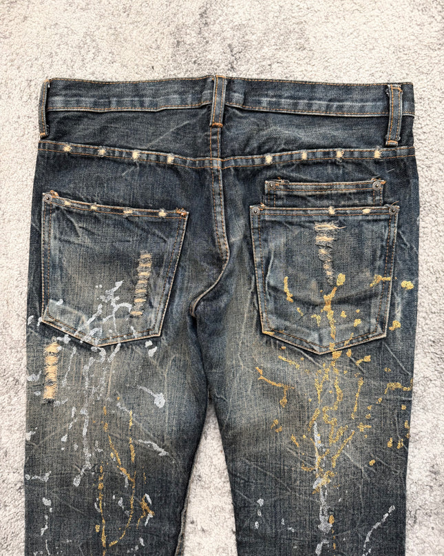 K.U.I "CHAOS PAINT" DENIM